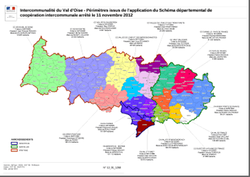 les EPCI du Val d'Oise