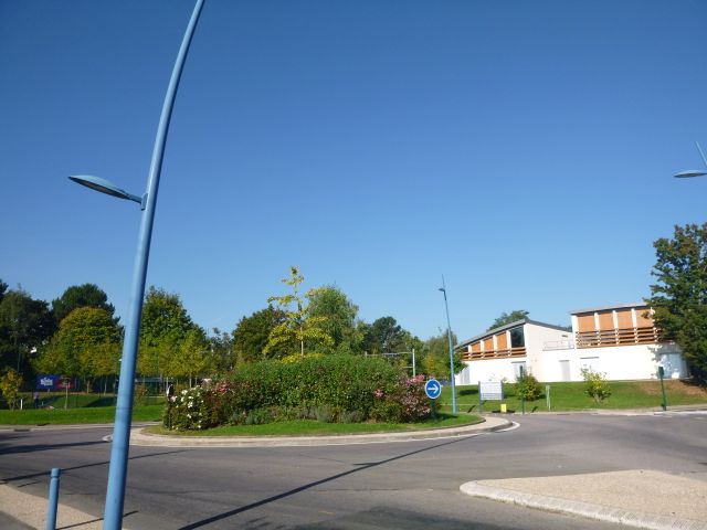 rond-point d'entrée de Bouffémont